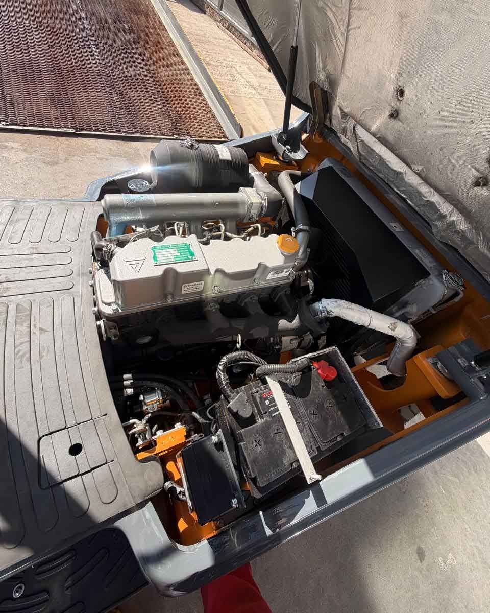 JAC CPCD25 Euro с пневматическими колёсами перед отправкой заказчику