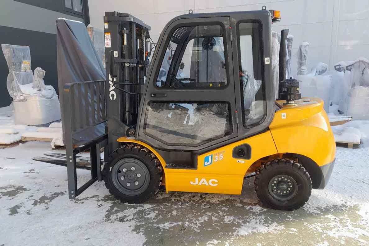 JAC CPCD35J Euro перед началом эксплуатации у клиента