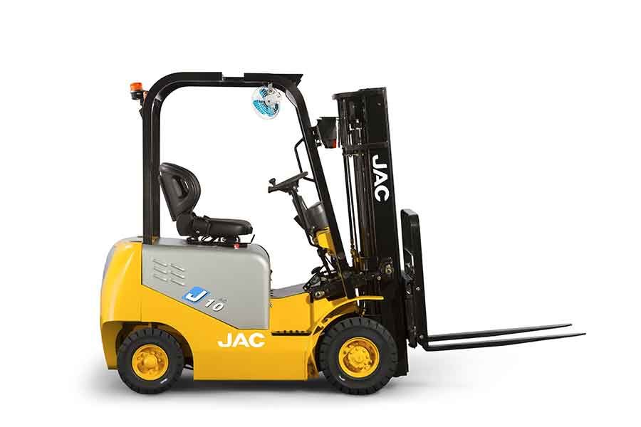 Электрический вилочный погрузчик для склада — компактная техника для подъема и перемещения паллет в логистическом центре